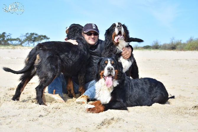 Des Gardiens d'Oleron - Sortie plage avec les 3 filles INKA IPPIE GUCCI